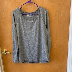 RBK C-Dri Activewear Gray Long Sleeve Top